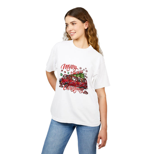 Joyful Holiday Heavy T-Shirt - Christmas Design for women